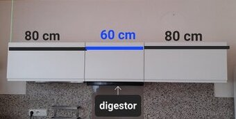 Kuchynské skrinky a digestor