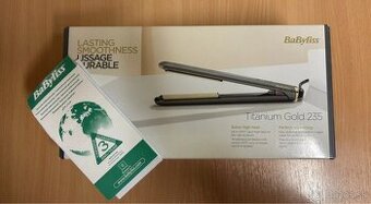 Žehlička na vlasy Babyliss Titanium gold 235