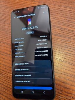 Predam Samsung galaxy A22 5G v TOP stave
