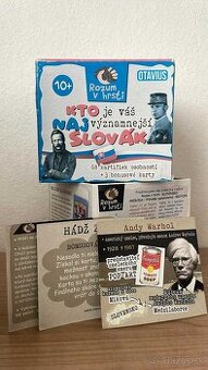 Spoločenská hra: Kto je Váš najvýznamnejší Slovák