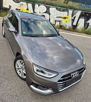 Audi A4 avant, quatro, r.v. 2020, 140kw, 116tis. ťažné