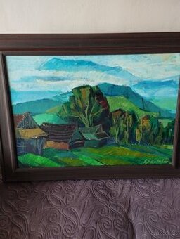 Predám krásny obraz od ak. maliara J. Škatulára