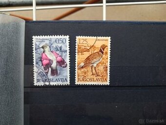 Poštové známky č.445 - Juhoslávia - vtáci