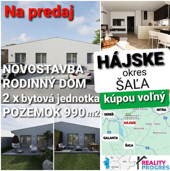 NOVOSTAVBA 4-IZBOVÉHO RODINNÉHO DOMU - MLADÝ HÁJ - ŠAĽA