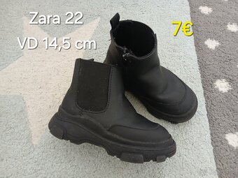 Dievcenske  topanky, cizmy a papucky 21, 22