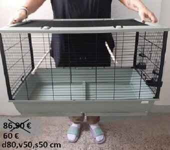 Predam: Klietka pre vtáky aj pre hlodavce 80 cm