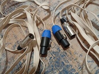 Kable k reproduktorom Speakon