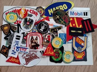 Nášivky rôzne, športové, podnikové, retro, Auto moto