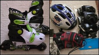 Detké kolieskové korčule 30-33 komplet set