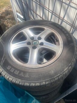 Originál elektróny Škoda 5x100 r15 + letné pneu