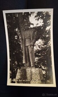 Stará pohľadnica_socha cisára