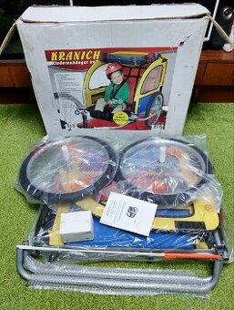 NOVÝ NEPOUŽITÝ DETSKÝ VOZÍK, CYKLOVOZÍK ZA BICYKEL