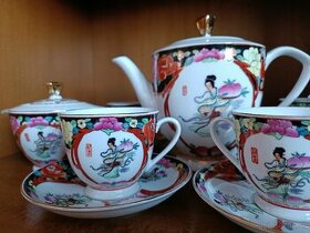 Čínsky porcelán, čajová alebo kávová súprava