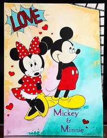 Obraz Mickey a Minnie - Veľký Cetín, Nitra, Klasov - 1