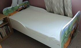 Detská posteľ TRAKTOR 160x80 matrac hrúbka 7