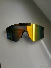 Športové slnečné okuliare Pit Viper (čierne-žlté sklo) - 1