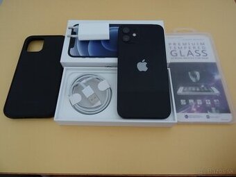 iPhone 12 64GB BLACK - ZÁRUKA 1 ROK - DOBRÝ STAV