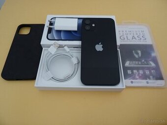 iPhone 12 64GB BLACK - ZÁRUKA 1 ROK