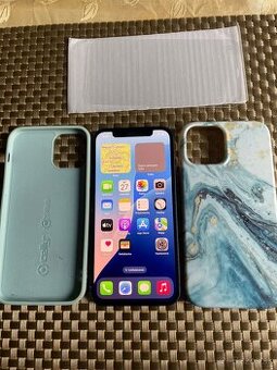 Iphone 12 modrý zdravie 100%new batery