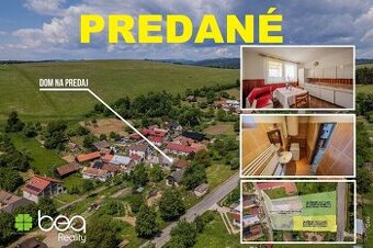 PREDANÉ: Dom Harakovce a pozemok 2505 m2, okr. Levoča