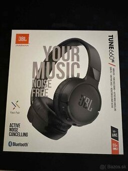 Slúchadlá JBL Tune 660NC/ Bluetooth 5.0/vydrž baterie 44 hod