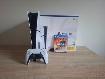Playstation 5 Slim 1TB s mechanikou + ovládač + hra