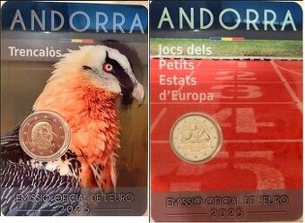 Andorra 2 euro 2025 pamatne mince