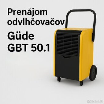 💨 Prenájom odvlhčovačov Güde – GBT 50.1