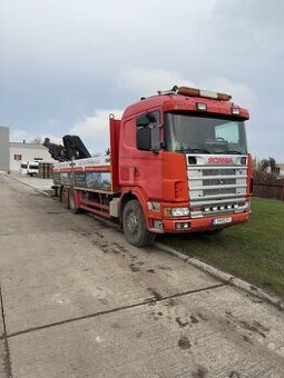 nákladné auto s hydraulickou rukou Scania R164GB