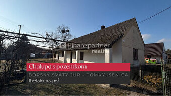 Chalupa s pozemkom 1194 m², Borský Svätý Jur, Senica + 3D