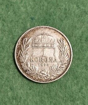 1 koruna 1896 KB, František Jozef I., lepší ročník