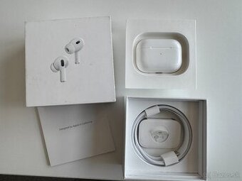 Predám bezdrôtové slúchadlá Apple AirPods Pro 2. generácie.