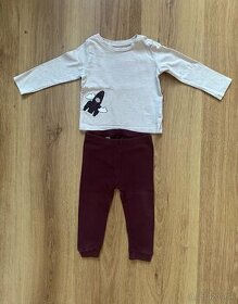 Tričko s dlhým rukávom a tenké tepláky pre bábätko