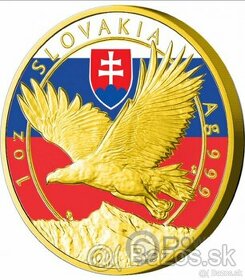 Investicne striebro mince minca Slovenský Orol - 1