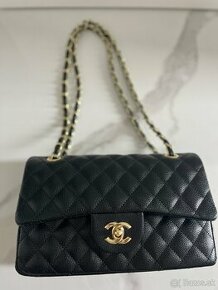 Chanel medium black gold kabelka - 1