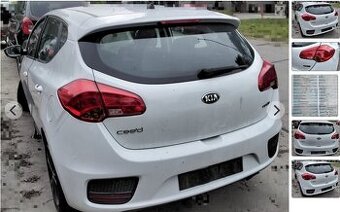Predám PIATE DVERE, ZADNÝ NÁRAZNÍK KIA CEED 2015