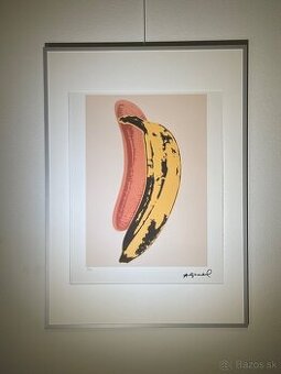 Andy Warhol " Banana" Limitovaná edícia_Certifikát