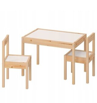 IKEA detský stôl so 2 stoličkami - 1