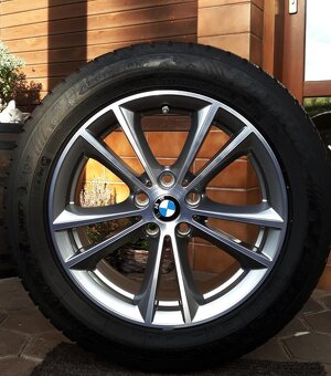 Alu R17 5x112 orig. BMW 5+ zimné 225/55 R17 + TPMS