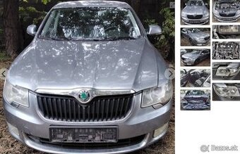 Škoda Superb 2.0 TDI 2010 predám NÁRAZNÍK, KAPOTA, DVERE