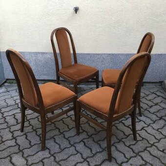 Retro Stolicka TON vysoka 4ks Vintage