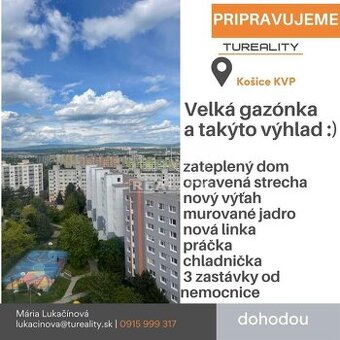 Veľká garzónka na KVP 32m