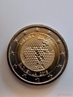 2 eurova minca Svetový deň včiel