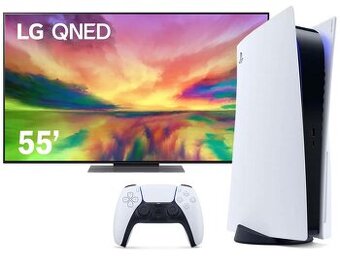 Predám set: PS5 + Herný Smart TV LG - 55" 120 Hz r.2025