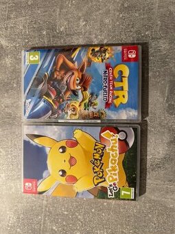 Nintendo Switch: Pokémon Let's Go & Crash Team Racing