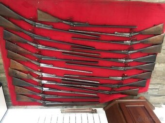 Historické zbrane brokovnice Lancaster