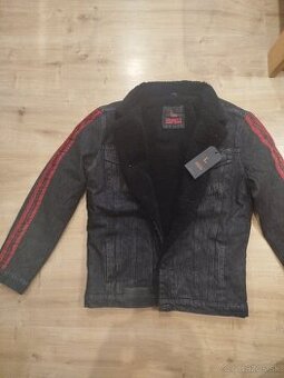 Nová Bunda DOUBLE RED JEANS Fly Jacket Black veľkosť L