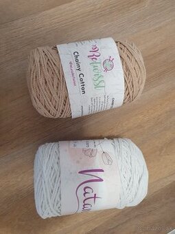 priadza natana cord biela a retwisst chainy cotton