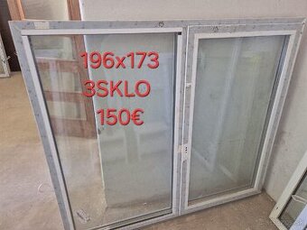 Plastové okno 3SKLO 196x173