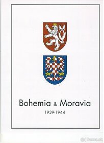 Poštové známky, filatelia: Čechy a Morava 1939-44  alb.listy